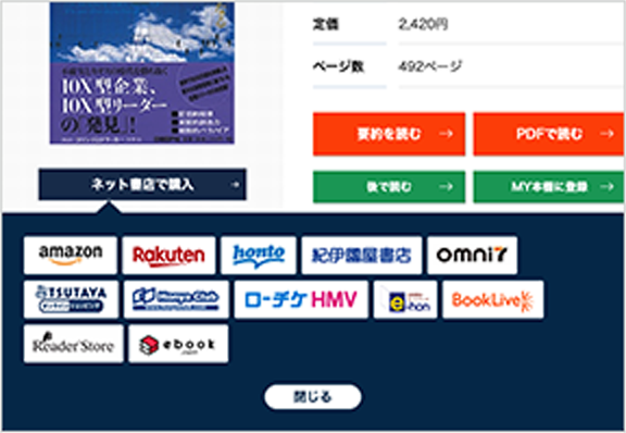 ネット書店を利用し、簡単に本の注文を行えます。