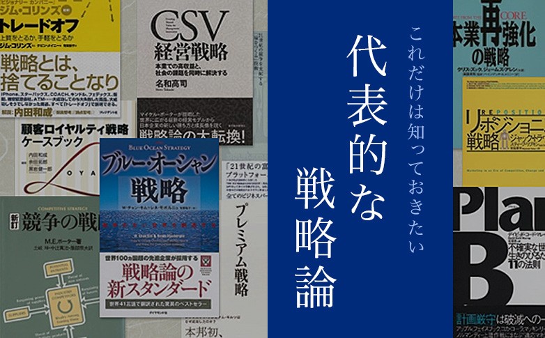 これだけは知っておきたい、代表的な戦略論
